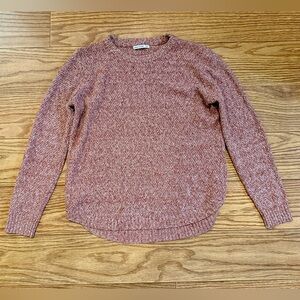 Pink Clover Marled Knit Sweater